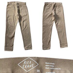 Alex Crane Canvas Cham Pants Men’s size 30 in Chai /Brown